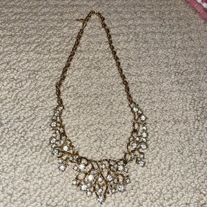 COLLAR VINTAGE SARAH COVENTRY TONO DORADO CON PEDRERÍA DE CRISTAL - Imagen 1 de 10