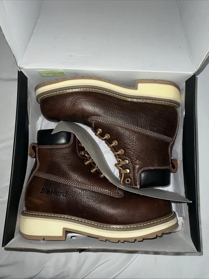 Botas de Trabajo Diehard Crusader Rust Puntera Compuesta Talla 9 Foto 1 de 4