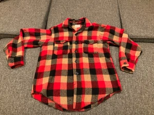 Melton Wintermaster  Flannel Long Sleeve Shirt Size Large Vintage. - Picture 1 of 16