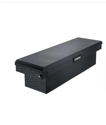 Black Husky Tool Box For Truck. Size And Type Of Truck Needed Shower In Picture - Image 1 of 4