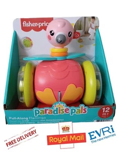Fisher-Price Paradise Pals Pull-Along Flamingo Toy - Picture 1 of 6