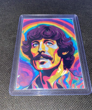John Holmes Psychedelic Holo Foil Refractor Custom Trading Card Adult Film Star