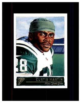 2001 Topps Gallery Football Card #5 Curtis Martin  - Image 1 of 2