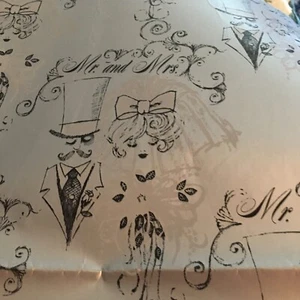 Vintage Mid Century Gift Wrap From The 50’s  Scrap Paper Art And Craft - Picture 1 of 6