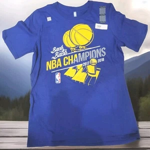 2017-2018 NBA Champions Camiseta Juvenil Grande 14/16 Azul NBA Trasero. - Imagen 1 de 2