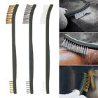 7“ Wire Brush Set 3Pcs for Rust, Dirt & Paint Scrubbing with Deep Cleaning