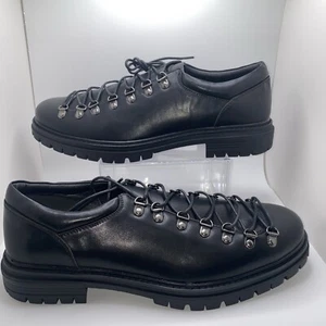 Scarpe da trekking Asos Design da uomo nere con lacci grossi taglia 13 US - Foto 1 di 13