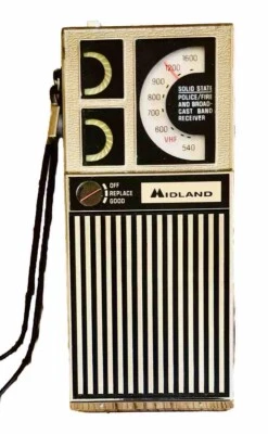 Raro Transceptor Midland Años 70 VHF UHF Radio Policía Bomberos Modelo 13-908 Funciona Foto 1 de 4