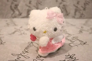 Sanrio Plüsch Schlüsselanhänger HELLO KITTY, Kawaii Engel - Valentinstag-sweetheart - Bild 1 von 5