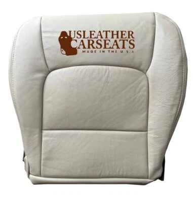Cubierta de asiento de cuero OEM para parte inferior del conductor Lexus LX470 1998 a 2007 color tostado Foto 1 de 4