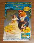 Seltene Werbung FREE RECORD SHOP Die Schöne und das Biest VHS & Figuren NL 1993