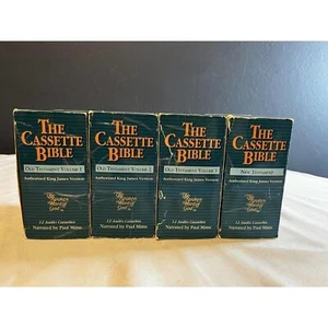The Cassette Bible Authorized King James Version Old Testament 1,2,3 + New Testa - Picture 1 of 4