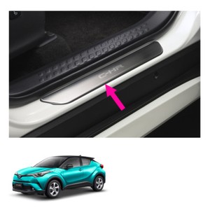 Fits Toyota C-HR Suv 18 19 Genuine Door Sill Scuff Plate Garnish Stainless