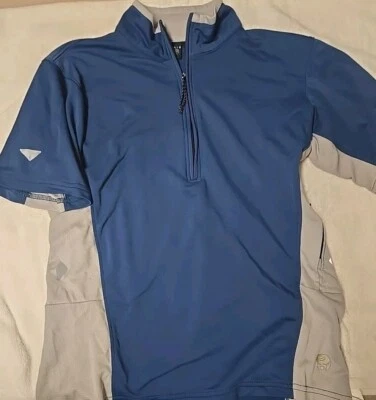 Camisa de Ciclismo Mountain Hardwear 1/2 Cremallera Jersey Azul Gris De Colección EE. UU. Para Hombres Talla M Foto 1 de 4