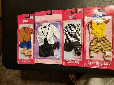 4 - Barbie Fashions Ken Styles Mattel Nuevos Paquetes Abiertos  Foto 1 de 4