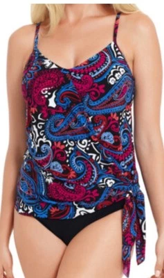 Top de natación Tankini MAGICSUIT 'Persia Alex' talla 10 azul/rojo/multi #6008140 $122 Foto 1 de 4