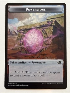 MTG The Brothers' War Powerstone Token 007/012 NM - Picture 1 of 2