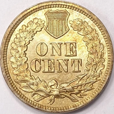 Centavo cabeza india 1862 1C, ¿PRUEBA?, rojo, BU, SIN CIRCULAR, centavo indio, IHC, cobre, #1891 Foto 1 de 4