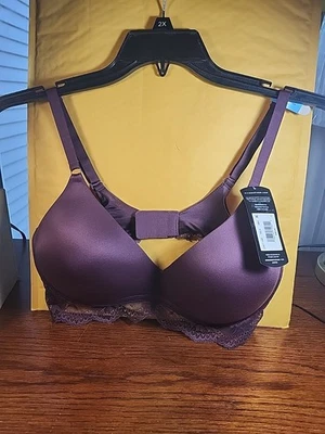 Sutiã Maidenform DM1196 Your Lift acabamento de renda sem fio 36C novo com etiquetas. - Imagem 1 de 4