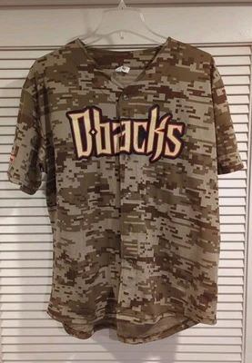 Arizona Diamondbacks SGA Camo Jersey Shirt Adult L Large MLB Baseball Promo - Image 1 of 4