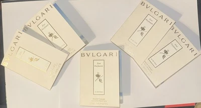 Lote de 5 - Bvgari Eau Parfumée Au Thé Blanc muestra 0,05 oz/1,5 ml Foto 1 de 2