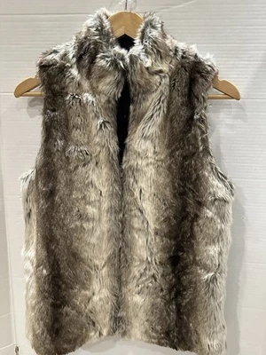 Chaleco Forever 21 Vintage Y2K Imitación Piel Talla Pequeño Marrón Arco Años 90 00 Estilo Retro Nuevo con Etiquetas Foto 1 de 2