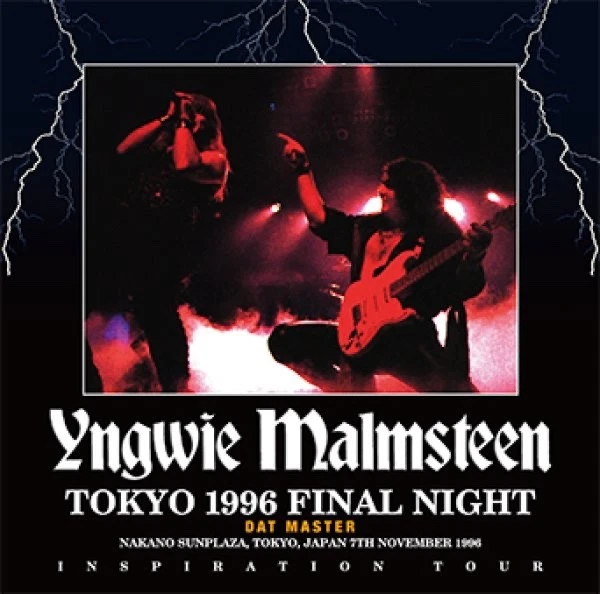 YNGWIE MALMSTEEN - TOKYO 1996 FINAL NIGHT DAT MASTER(2CD) NEW Foto 1 de 1