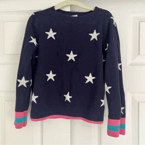 Gap Kids Star Long Sleeve Sweater Girls Small EUC - Picture 1 of 4