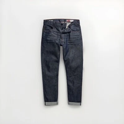 G-Star Raw Denim 3301 Slim Japanese Stretch Selvedge Button Fly Jean Mens 28X32 - Image 1 of 4