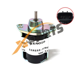 New 12V 119233-77951 New Stop Solenoid Valve For Yanmar B30 VIO20 - Picture 1 of 8