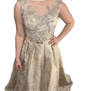 Princess Royal Dress Champagne - Image 1 of 3