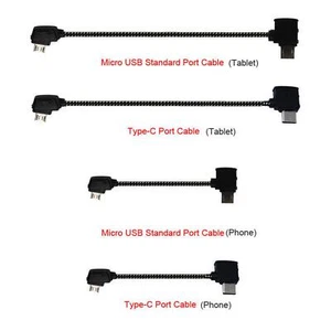 Type-C Micro USB Date Cable Tablet Phone For DJI Mavic Pro/Mini/Pro2/Air Drone L - Photo 1 sur 19