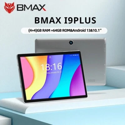 Tablet BMAX I9 Plus RAM 4+4 GB ROM 64 GB QuadCore Android 13 Eu Plug - Immagine 1 di 4