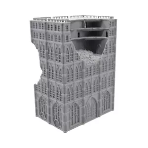 Ruined City Building Terrain 6mm Epic Scale Legion Imperialis Titanicus Hab 3 - Picture 1 of 5