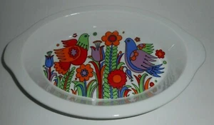 Royal Crown Oval Dish Bowl 33 696 Paradise Porcelain Ovenware Made in Japan Vint - Picture 1 of 10