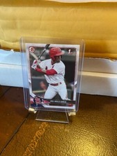 2018 BOWMAN BASEBALL JOSE ADOLIS GARCIA 1ST BOWMAN ROOKIE CARD RC TEXAS RANGERS