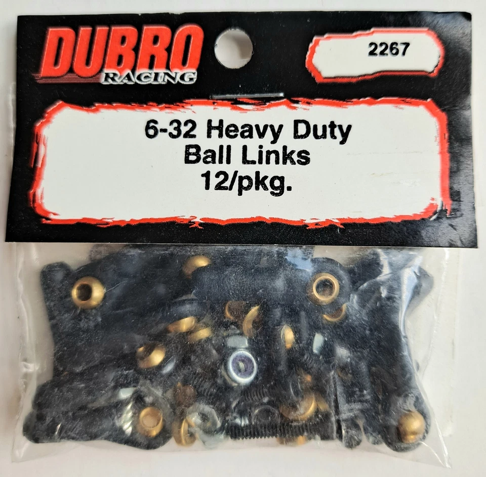 Du-Bro 6-32 Heavy Duty Ball Links (12 pack) #2267 - Image 1 of 1