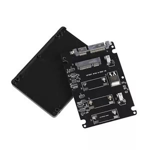 mSATA SSD to 2.5 inch SATA Converter Board HDD Drive Enclosure Plastic Housing - Picture 1 of 9