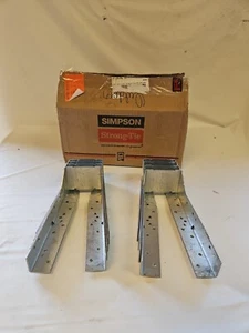 8 Joist Hanger 2x10 Double Nominal Lumber Galvanized Face-Mount Concealed-Flange - Picture 1 of 3