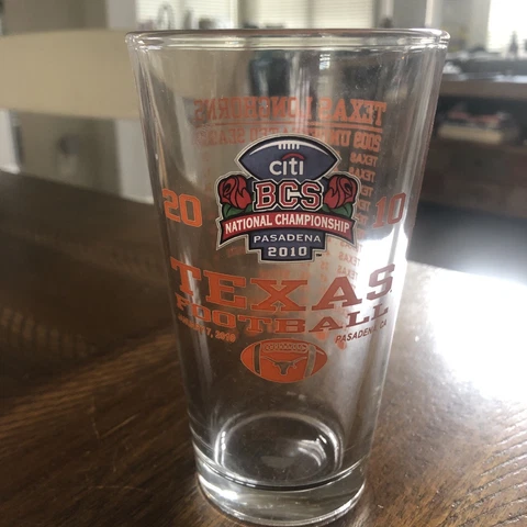 TEXAS LONGHORNS 2010 Rosebowl Pasadena BCS National Championship Glass Cover