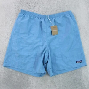 Patagonia Swim Shorts Mens Size XL Light Blue Baggies Stretch NEW - Picture 1 of 10