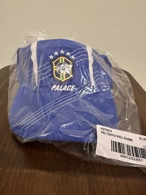 PALACE FW24 PRO TEAM O2 SHELL RUNNER BRASIL R9 RONALDO SOMBRERO AZUL NUEVO Foto 1 de 3