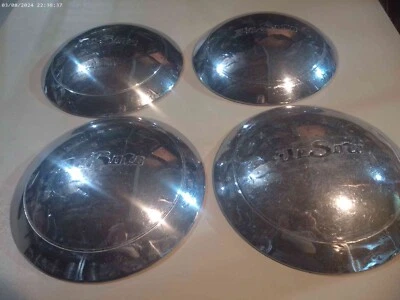 Juego de tapas centrales vintage 1949-1950 De Soto plato para perros tapacubos personalizado club de lujo Foto 1 de 4