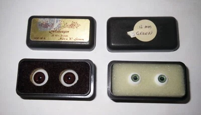 Como Nuevo En Caja Glasaugen Alemania MUÑECA PORCELANA OJO CRISTAL Colección Foto 1 de 4