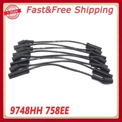 8x Cable de bujía para Chevrolet Silverado 1500 14-21 GMC Sierra Cadillac 9748HH Foto 1 de 4