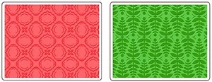 Sizzix Christmas Elegance Emboss 2pk set #656981 Retail $10.99 Retired, LOVELY!! - Picture 1 of 3