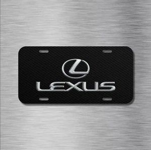 LEXUS Vehicle License Plate Auto Car Tag RX IS GS LX NX RC LS CARBON - Picture 1 of 5