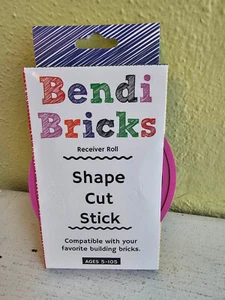 BENDI BRICKS Receiver Roll Pink-Shape, Cut Stick-Compatible with building bricks - Picture 1 of 5