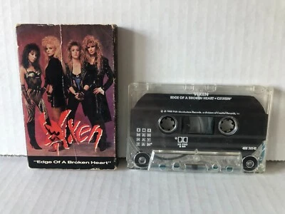Vixen EDGE OF A BROKEN HEART 1988 EMI Manhattan Cassette SINGLE - Image 1 of 4
