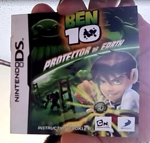 Ben 10 Protector of Earth Nintendo DS Gameboy Instruction Manual Only - Picture 1 of 3